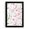 Patroon - Eieren - Roze - Pasen fotolijst zwart zonder passe partout klein -3d
