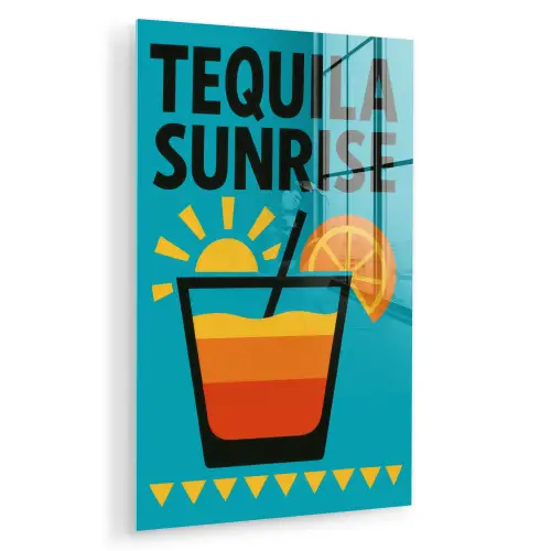 Illustratie - Tequila - Glas - Blauw plexiglas 5mm klein -zzzproduct_nieuw