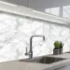 Wit - Marmer - Grijs keuken achterwand 2 middel 871 -3d_schuin