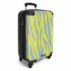 Abstract - Gele golven NBS - Handbagage koffer - Kinderen Unisex middel -productfoto_3d