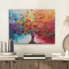 Boom - Levensboom - Kleurrijk - Abstract PET vilt klein -sfeer1