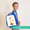 Torenkraan - Getekend - Oranje Kinderrugzak - Blauw middel -sfeer3_NL