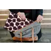 Bloemen - Aquarel - Paars laptophoes neopreen klein 279 -tas