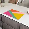 Driehoeken - Kleurrijk - Abstract Inductie beschermer vinyl 3mm klein -sfeer8