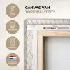 Beige - Zigzag - Patroon canvas 2cm xxl 828 -sfeer2