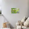 Zomerbloemen in volle bloei Tuinposter op houten frame 2 cm dik klein -sfeer1