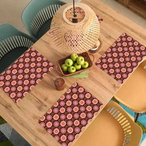 Retro - Madelief - Roze Placemat vinyl groot 368 -zzsfeer5_Kitchenyeah-website