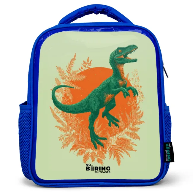 Kids' Backpacks Blue -. Dino - Nature - Green