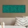 Vloeiend - Olie - Verf - Groen canvas 2cm klein 828 -sfeer3