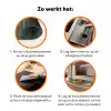 Vrouw - Bloemen - Vlinders - Natuur - Vintage Inductie beschermer vinyl 3mm klein -zzzzzzz-td-werking