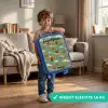 Patroon - Dino - Pterosaurussen Kinderkoffer - Blauw klein -sfeer2_NL