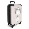 Prinses met krulletjes Koffer - NBS - Handbagage middel -productfoto_3d