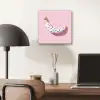 Banaan - Stippen - roze aluminium wit klein -sfeer5