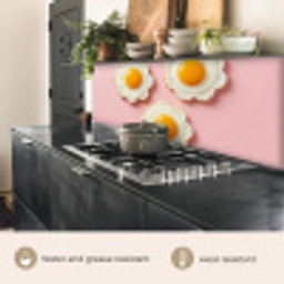 Eieren - Bloem - Roze keuken achterwand 2 middel -usp_EN