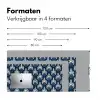 Modern - Patroon - Blauw Muismat XXL klein 681 -sfeer5