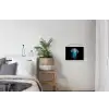Kwal - Tentakels - Blauw - Licht textielposter latten blank klein -woonkamer