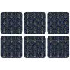 Deco - Waaier - Blauw onderzetter kurk middel 366 -zkaufland3dotto