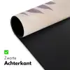 Tak - Bladeren - Minimalistisch - Beige Muismat XXL klein -sfeer2