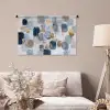 Abstract - Goud - Vormen Wandkleed katoen middel -sfeer4