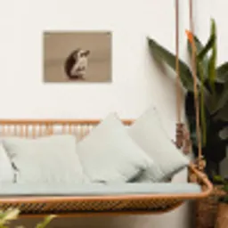 Egel - Snuitje - Bruin - Stekels tuinposter los doek klein -sfeer7