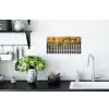 Rozen - Hek - Zonlicht Muursticker klein -keuken