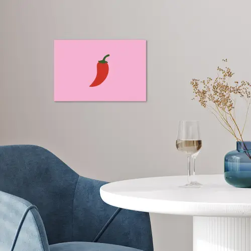Peper - Rood - Illustratie poster papier klein -sfeer3