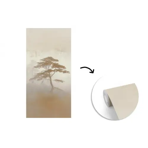 Boom - Oosterse stijl - Landschap fotobehang vinyl groot -3d