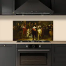 De Nachtwacht - Rembrandt van Rijn keuken achterwand spatscherm middel -sfeer1