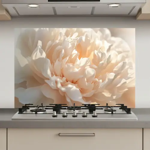 Close up - Pioenroos - Lichtroze keuken achterwand spatscherm klein -3d_website