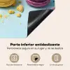 Macarons - Kleurrijk - Pastel Inductie beschermer vinyl 3mm middel -zzsfeer4_SP
