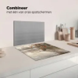 Winterkoninkje - Tak - Rivier - Natuur - Sfeervol Inductie beschermer vinyl 3mm middel -wsfeer7_website
