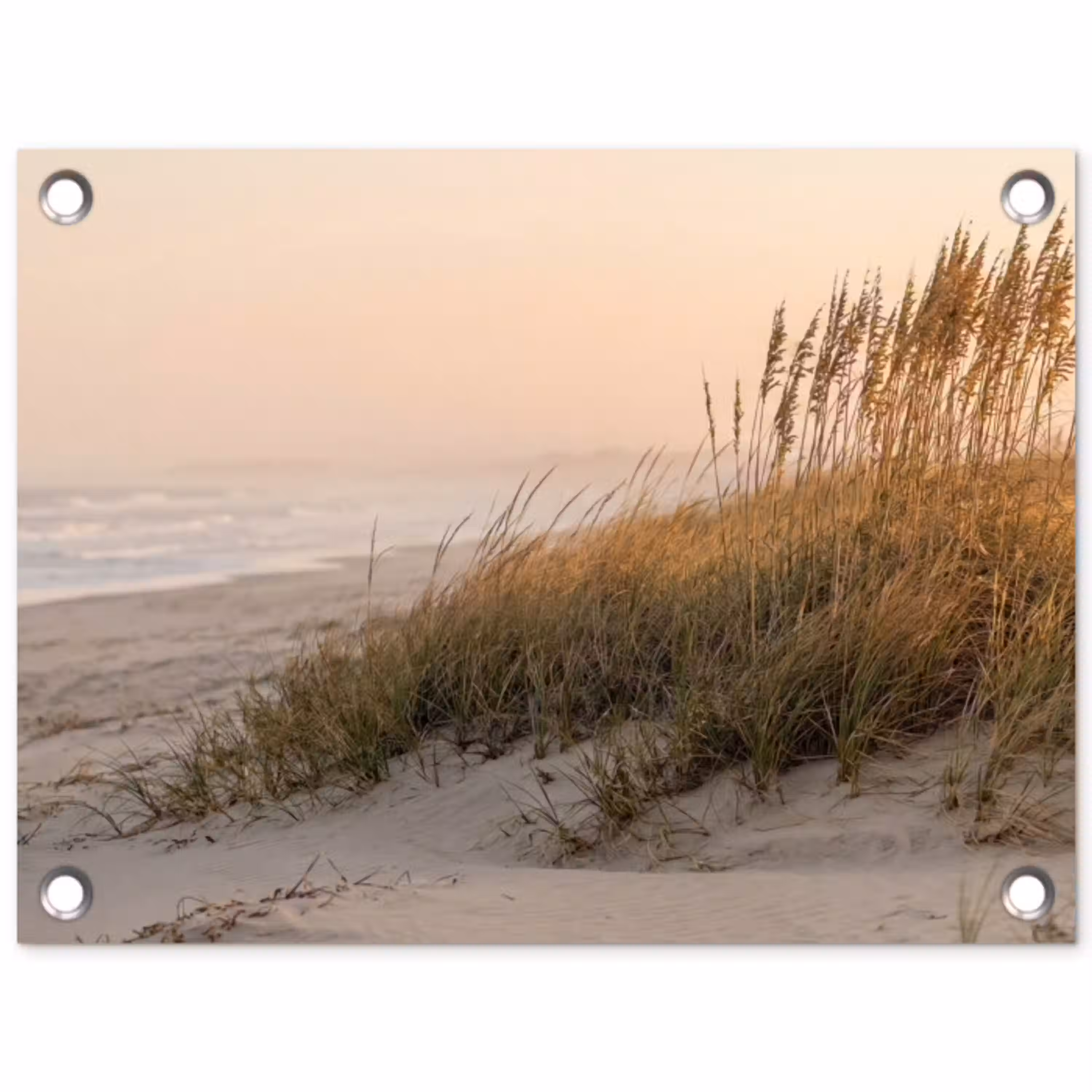 Duinlandschap - Zonsondergang - Strand tuinposter los doek klein -3d