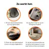 Wijn - Druiven - Kaas - Bladeren Inductie beschermer vinyl 3mm klein -zzzzzzz-td-werking