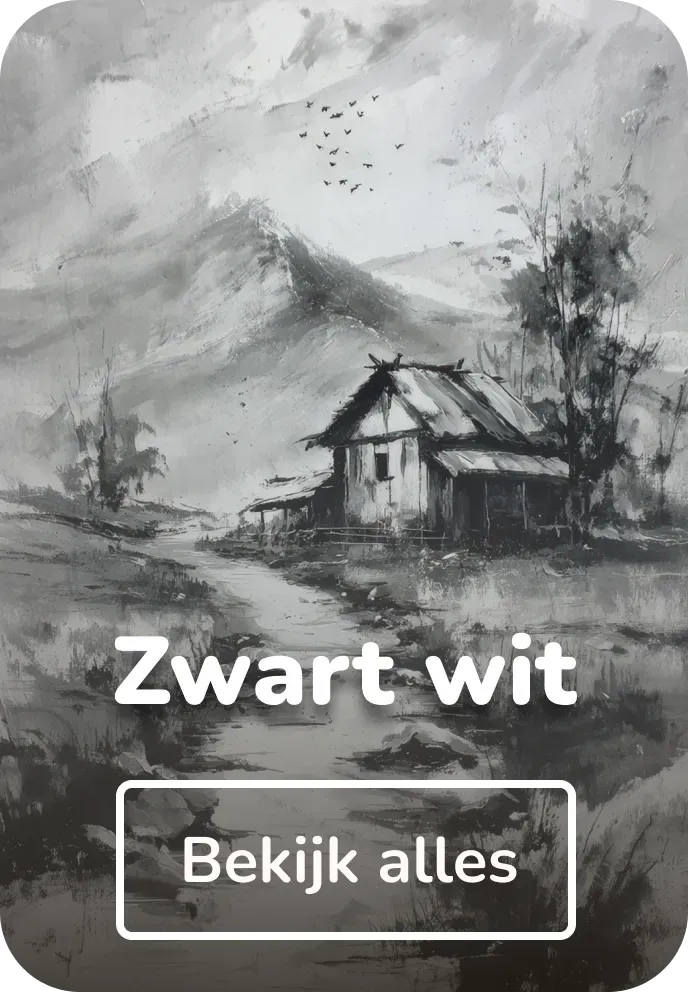 Canvas schilderijen zwart wit