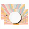 Illustratie - Zon - Pastelkleuren Placemat vinyl groot -zzsfeer2_Kitchenyeah-website