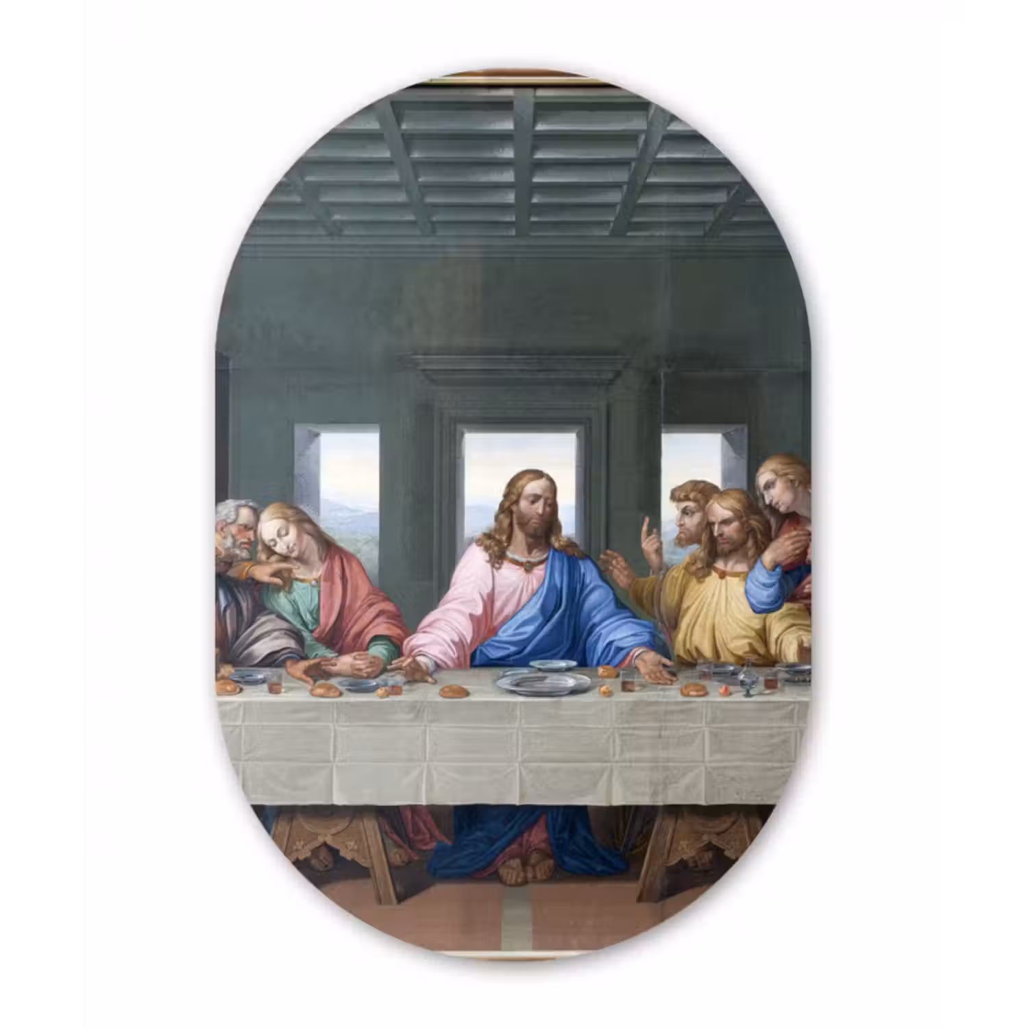 Forexbild Oval - Das letzte Abendmahl - Leonardo da Vinci