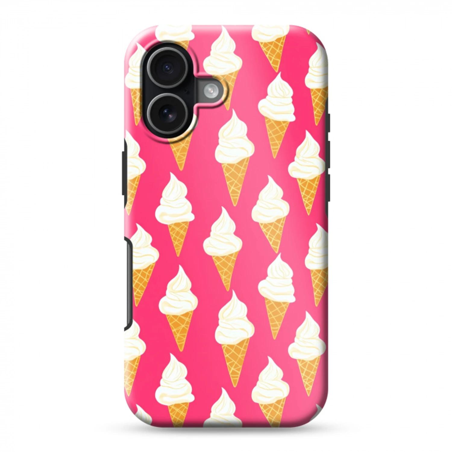 Softijs - Horentje - Roze Toughcase MagSafe Apple iPhone 17 klein 1017 -3d