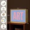 Art - Roze - Blauw Light Box met batterij (Wandlamp) middel -USP_websiteoverzichtNL