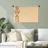 Swag - Bruin - Beige Wandkleed katoen klein -sfeer7