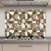 Abstract - Retro - Bruin keuken achterwand spatscherm klein 900 -3d_website