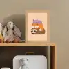 Luiaard - Vos - Kat - Slaperig Light Box met kabel klein -sfeer2_kind