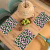 Neon - Panter - Roze - Groen Placemat vinyl groot 368 -zzsfeer5_Kitchenyeah-website