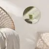 Matcha - Glas - Groen - Minimalistisch Wandcirkel kunststof plaat 5mm dik klein -sfeer5