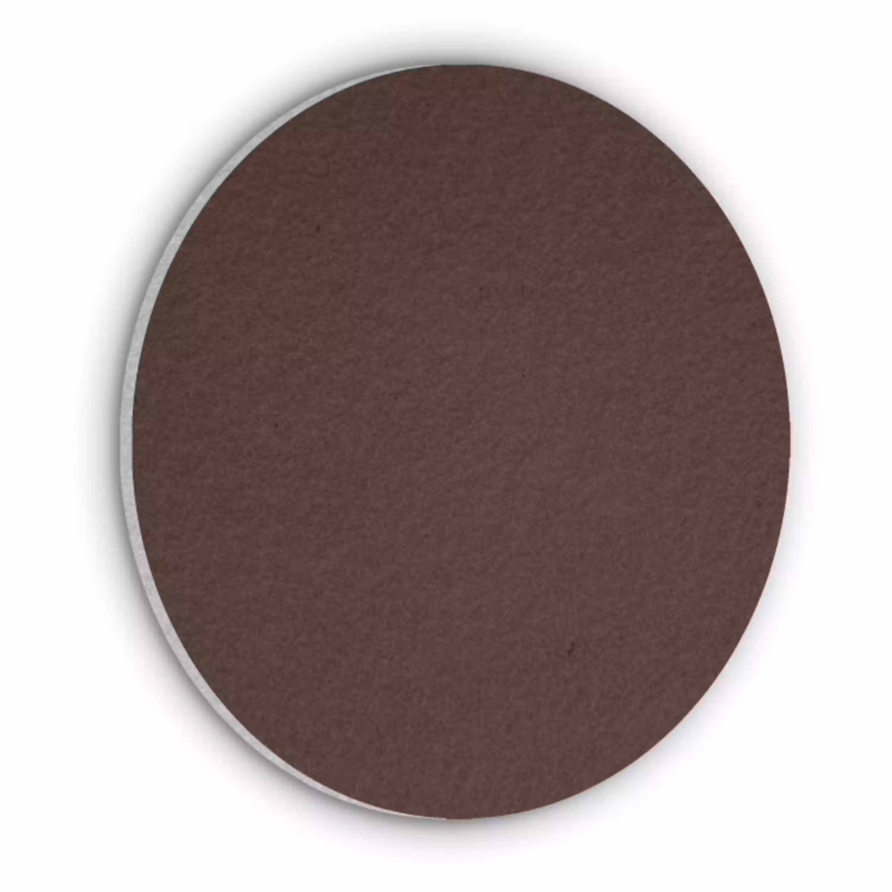 Dark - Chocolate - Bruin Akoestische PET Vilt - Rond klein 838 -3d