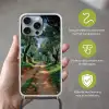 Pad - Bomen - Schaduw - Hoesje iPhone 16 Pro Max met koord klein -sfeer2_NL