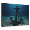 Anker - Ijzer - Zeebodem - Zand Textielframe - compleet frame klein -3d