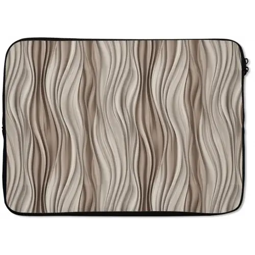 Golven - 3D - Crème laptophoes neopreen klein 279 -zkaufland3dotto