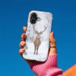 Hert - Winter - Bos - Natuur - Wit Toughcase MagSafe Apple iPhone 17 klein -Sfeer1V