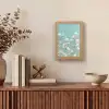 Stengels - Bloemen - Lucht - Wit Light Box met kabel (Tafellamp) klein -sfeer2