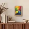 Boom - Kleurrijk - Modern - Abstract Light Box met kabel (Tafellamp) klein -sfeer2